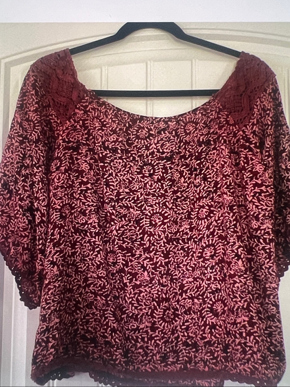 Angie boho Embroidered Top - Picture 4 of 4